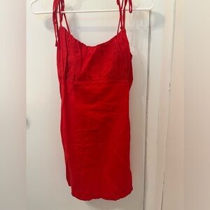 URBAN OUTFITTERS SIZE SMALL RED MINI DRESS
